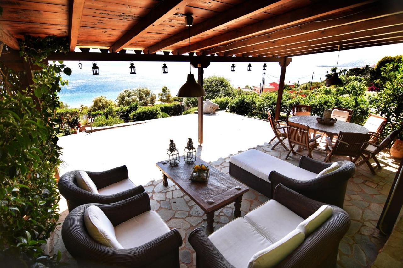 Blue Bay View - Beach House Vathirrevma Exterior foto