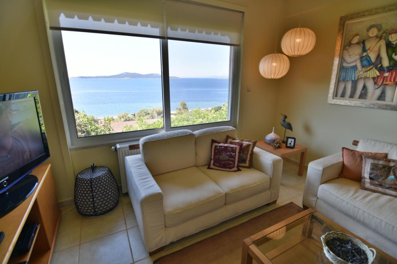 Blue Bay View - Beach House Vathirrevma Exterior foto